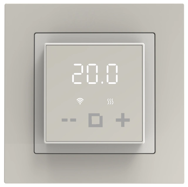 IQ THERMOSTAT D Wi-Fi (песочный) фото 1