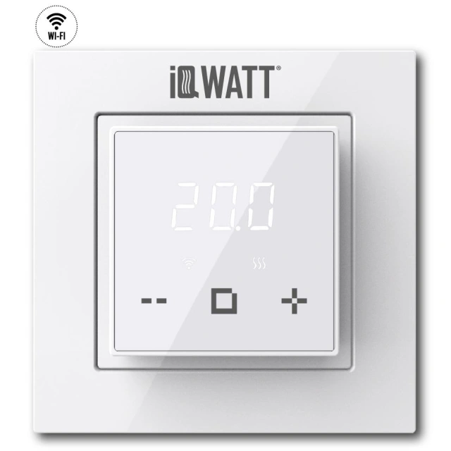 IQ THERMOSTAT D Wi-Fi (белый) фото 1