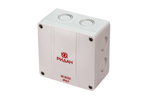 Коробка распределительная Ridan M BOX, 110х110х67 мм, IP66/IP67, серая