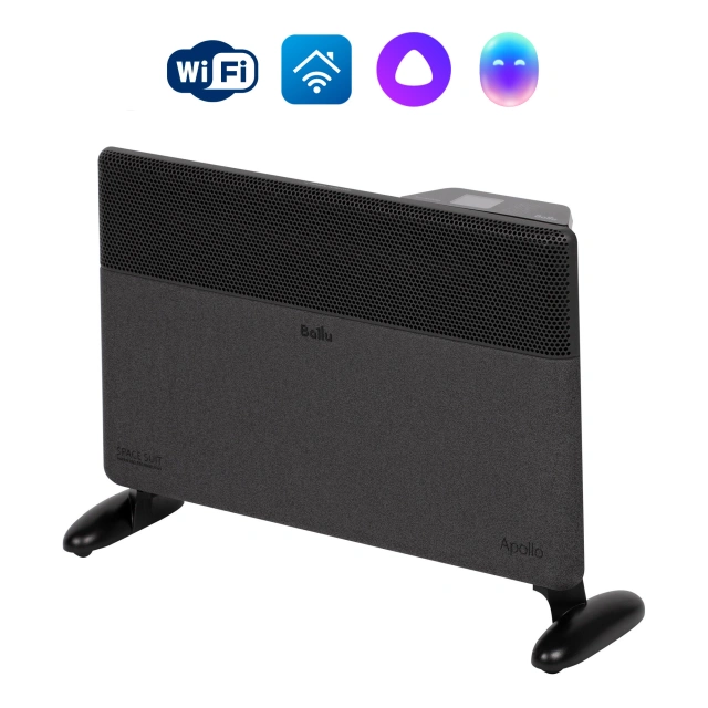 Конвектор электрический Ballu Apollo digital INVERTER Space Black BEC/ATI-2002 фото 1