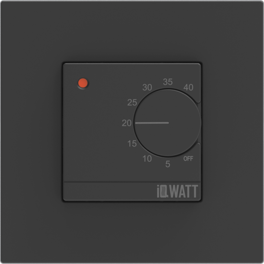 IQ THERMOSTAT D (М) черный фото 1