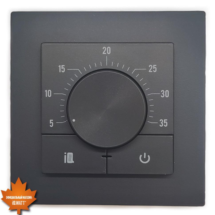 IQ THERMOSTAT Dm черный фото 1