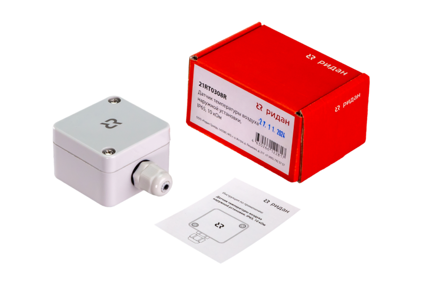 Датчик температуры воздуха Ридан 10 кОм, IP65 фото 1