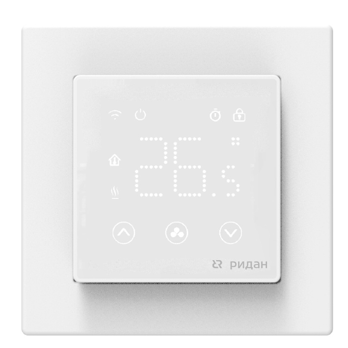 Терморегулятор Ридан Clever с Wi-Fi, с комбинацией датчиков, белый, 16А фото 1