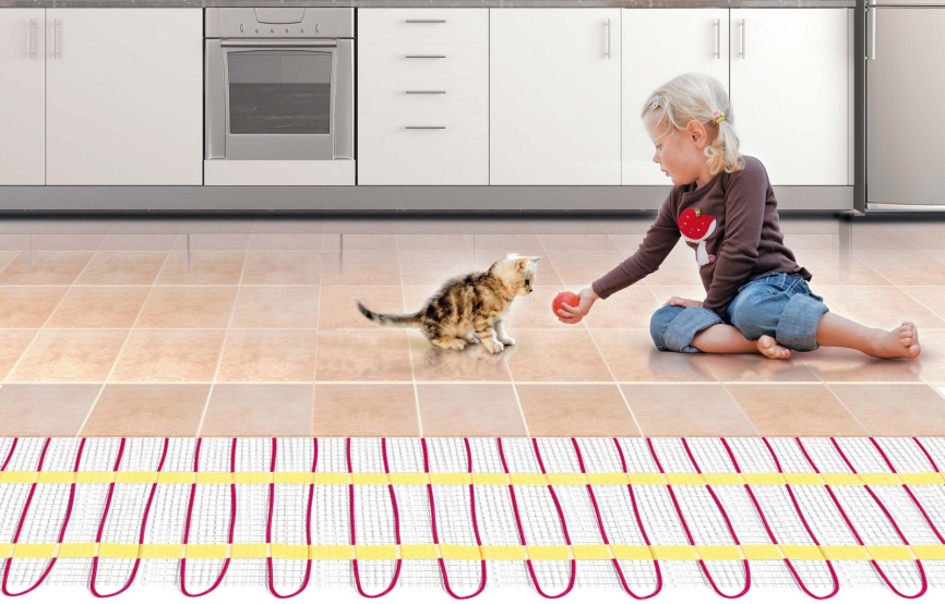 Электрические теплые полы для частного дома и квартиры фото 1